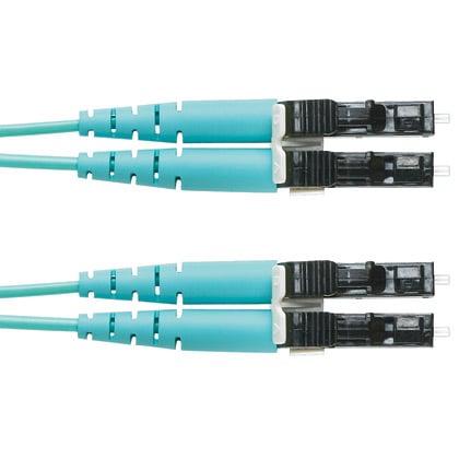 FZ2ERLNLNSNM003 Opti-Core OM4 Multi-Mode OFNR Fiber Optic Patch Cord, 2 Fiber, 50 um Core, 3 m L