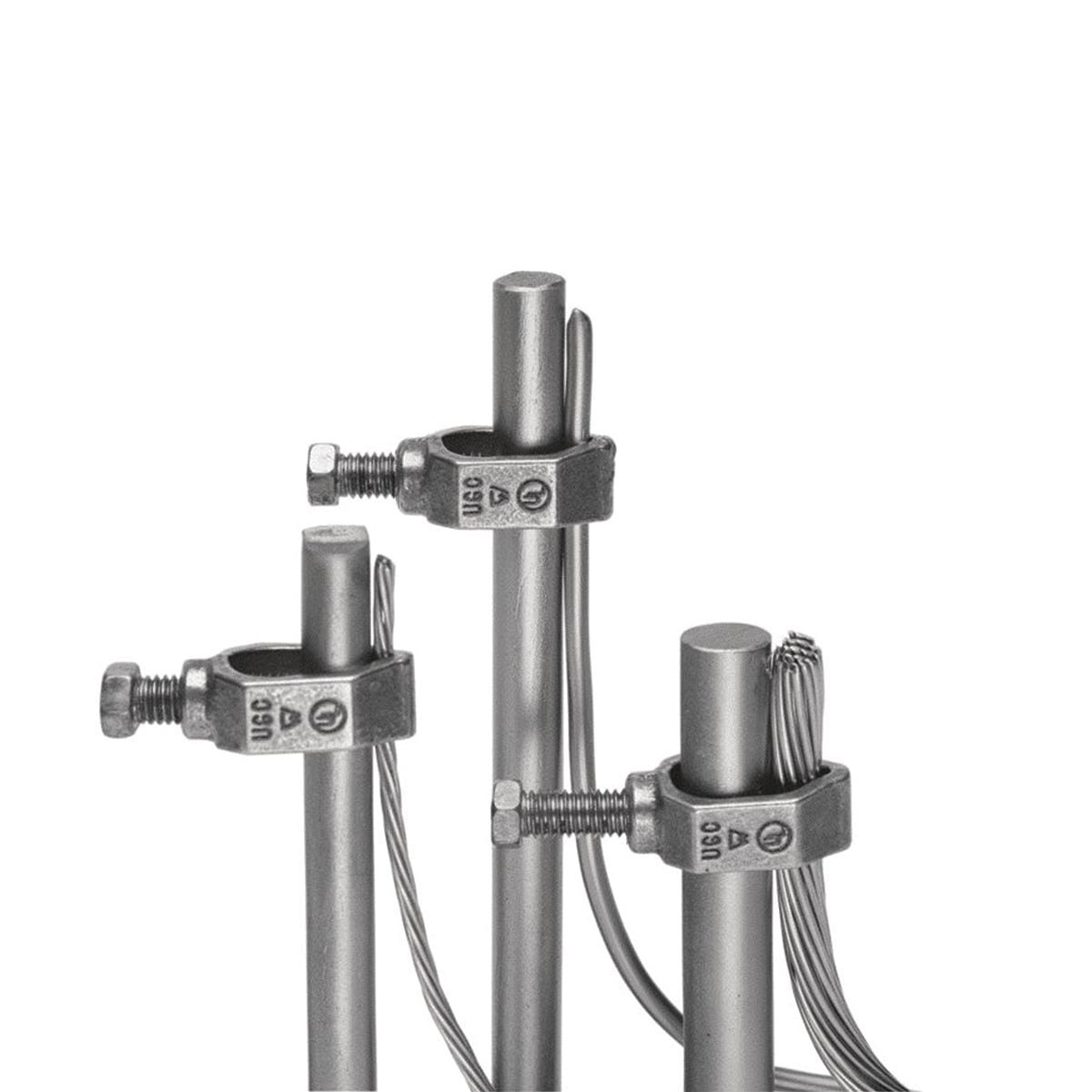 GCRT1/0 Grounding Clamp, 8 to 1/0 AWG Conductor, Copper Alloy