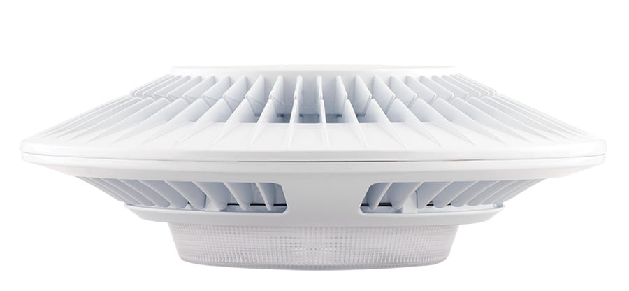 GLED78W Standard Garage Lighting,) LED Lamp, 88 W Fixture, 120/208/240/277 V AC, White/Polyester Powder Coated Housing