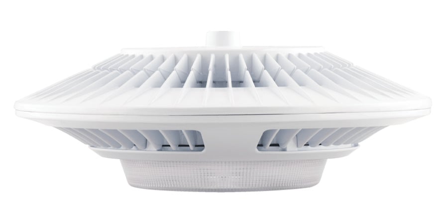 GPLED78W GLED Low Profile Garage Light,) LED Lamp, 88 W Fixture, 120/208/240/277 V AC, White Housing