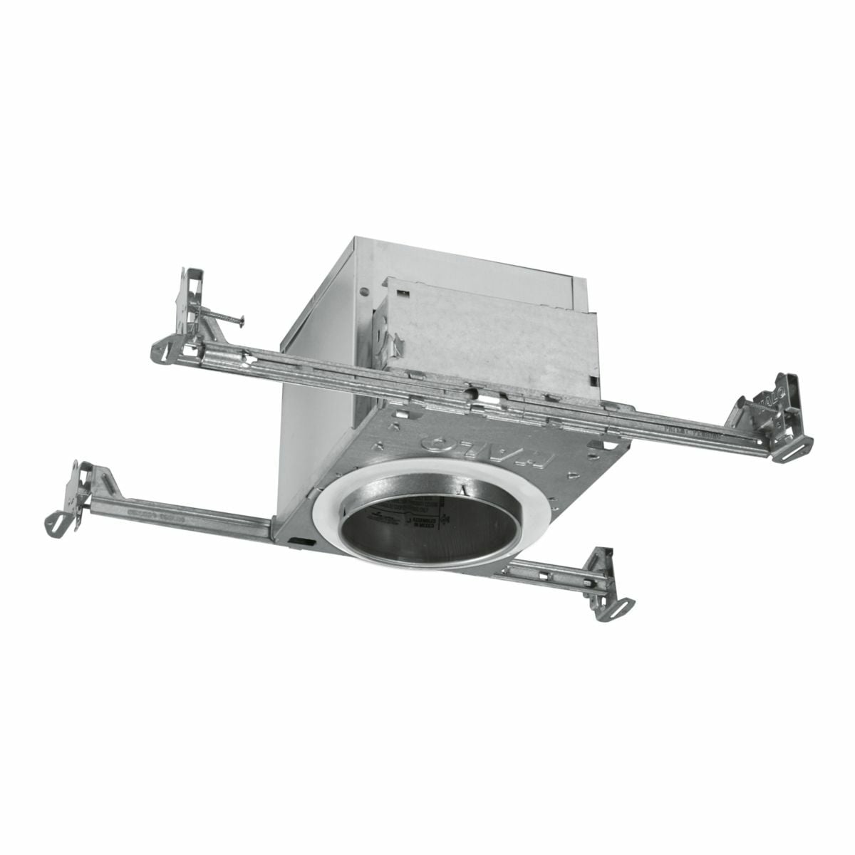 H995ICAT Halo Air-Tite New Construction Shallow Recessed Lighting Housing, LED Lamp, IC Insulation, 120/277 V AC, 4-3/8 in Ceiling Opening, Aluminum Housing