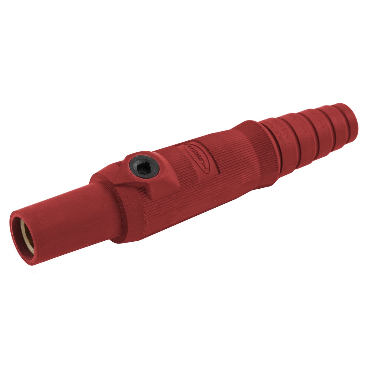 HBL15FR 15 Series 1-Pole Female Insulated Non-Metallic Standard Single Pole Plug, 600 V AC/250 V DC, 150 A, 8 to 2 AWG Wire, Setscrew Connection