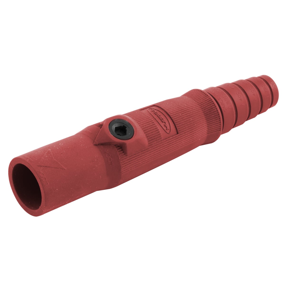 HBL15MR 15 Series 1-Pole Male Insulated Standard In-Line Plug With SC/PPC Cord, 600 V AC/250 V DC, 150 A, 8 to 2 AWG Wire, Setscrew Connection