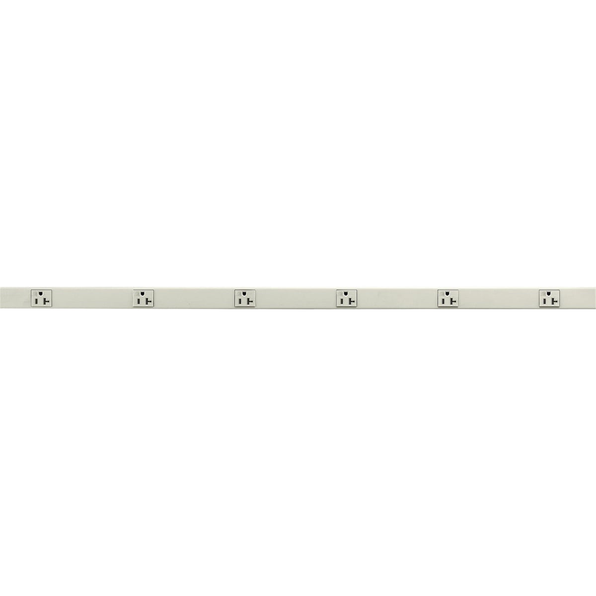 HBL24GB306IVTR Tamper Resistant Pre-Wired Raceway, 3 ft L x 1.3 in W x 1.3 in H, Steel