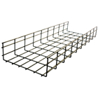 Hubbell Wiring Device Kellems, Wire Basket Tray, Overhead Tray, 6" x20" x 118", Round, Pre-Galvanized