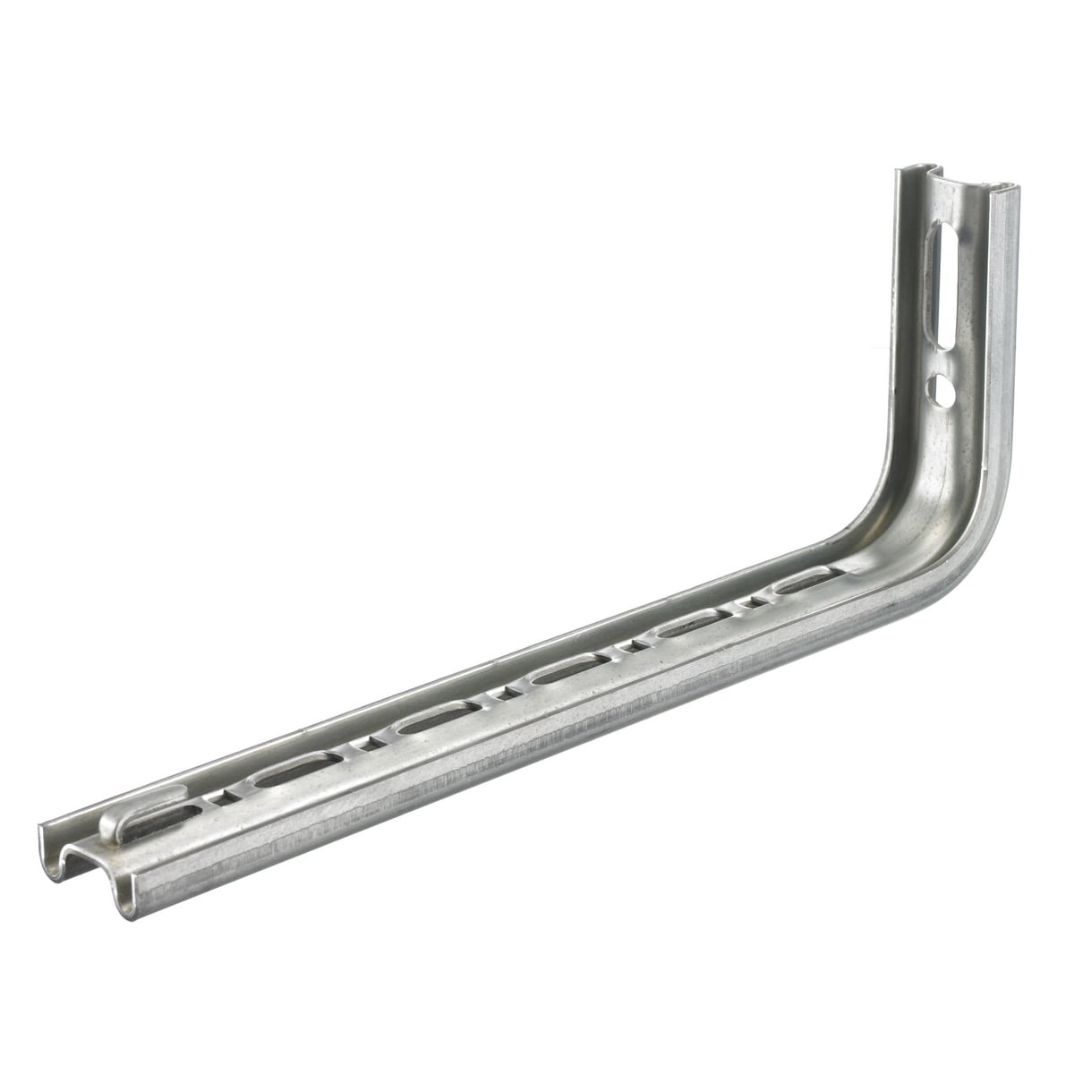 HBTLB12 Standard L-Bracket, 12 in L x 12 in W x 6 in H, For Use With Overhead Wire Basket Trays, Steel