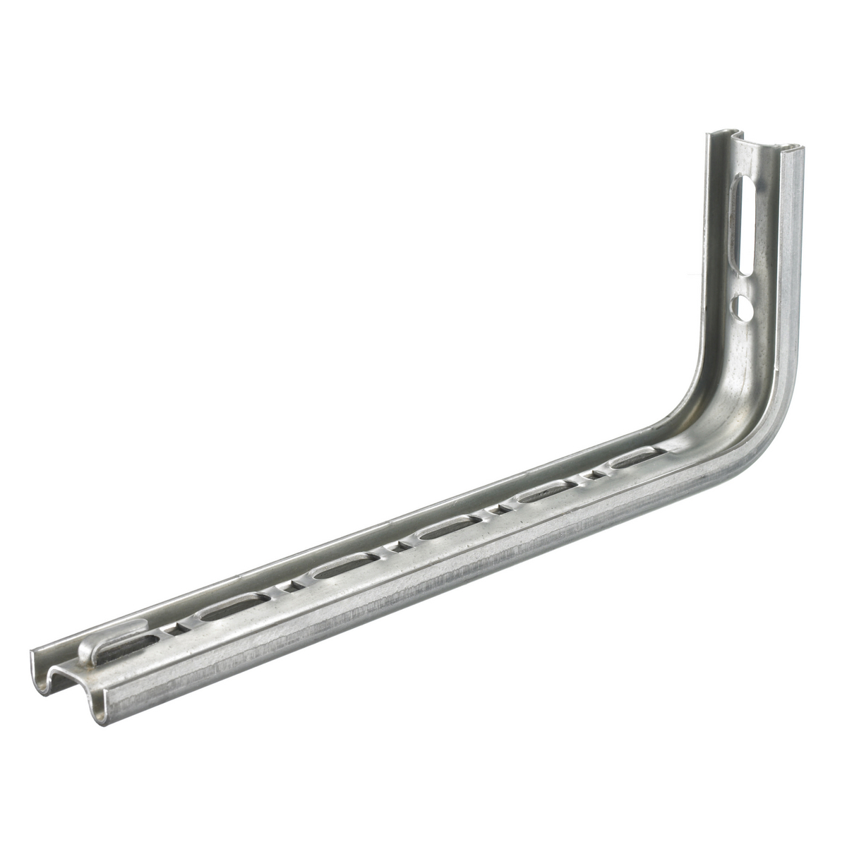 HBTLB6 Standard L-Bracket, 6 in L x 6 in W x 4 in H, For Use With Overhead Wire Basket Trays, Steel