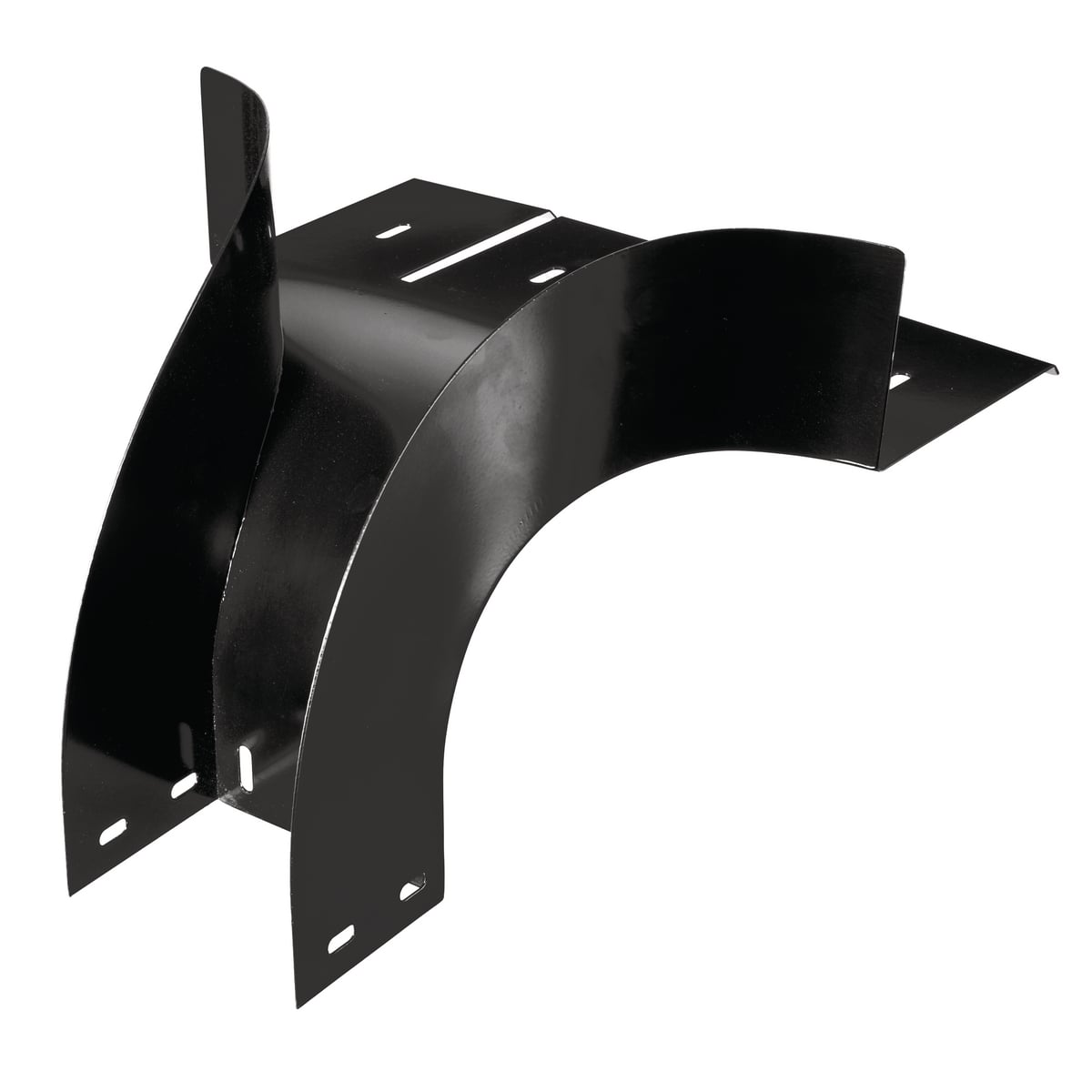 HBTRD4BK Standard Radius Down, 4 in W Tray, Steel
