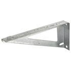 Hubbell Wiring Device Kellems, Wire Basket Tray, Overhead Tray,Accessories, Shelf Support, For 6" Tray, Pre-Galvanized