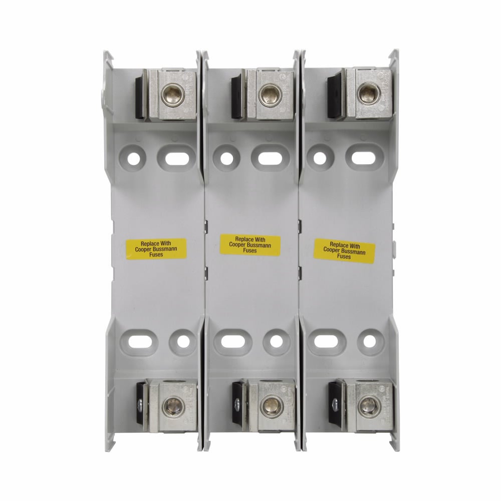 HM60200-3CR Modular Fuse Block, 600 V, 110 to 200 A, Class: H/K, 1 AWG to 250 kcmil, 2 to 6 AWG, (2) 2 to 6 AWG Cu Solid/Stranded, 1 to 3/0 AWG, 6 to 2 AWG Cu Fine Stranded Wire, 3 Poles