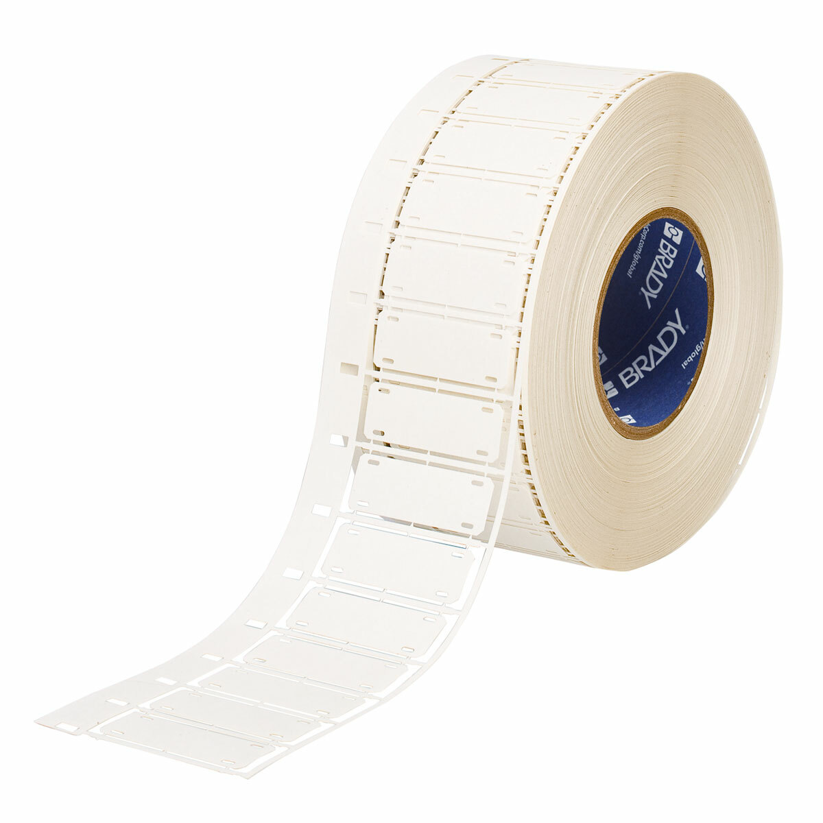 HSNX-800-2-WT-S Nomex Rectangular Cable and Harness Marking Tag, White Marker, B-508 Nomex