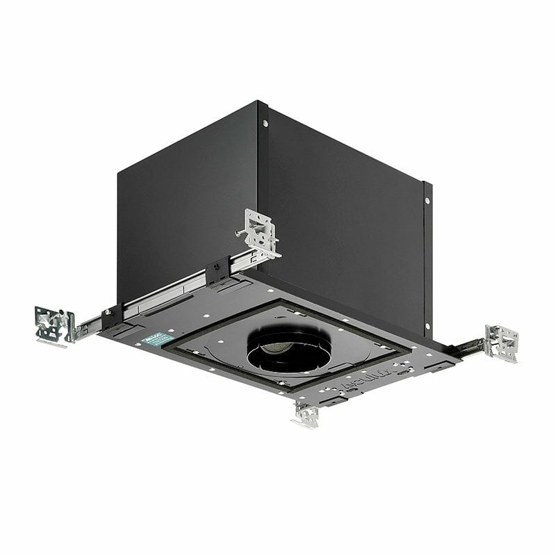 IC13N Adjustable New Construction Universal Recessed Lighting Housing, Halogen Lamp, Insulated Insulation, 120 V AC, 4-1/4 in Ceiling Opening, Aluminum Housing