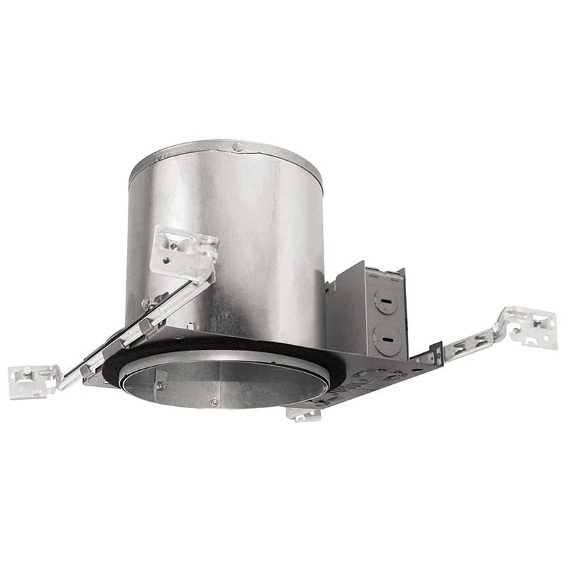 IC23 LEDT24 Dedicated New Construction Round Downlight Housing, LED Lamp, Insulated Insulation, 120 VAC, 6-7/8 in Ceiling Opening