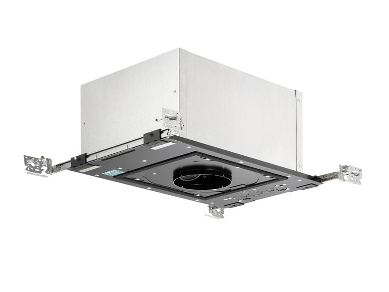 IC43N MLV 120 IC43N Adjustable Low Voltage New Construction Round Downlight Housing, Incandescent Lamp, Insulated Insulation, 120 V AC, 4-1/4 in Ceiling Opening, Steel Housing