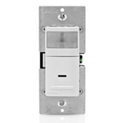IPS02-1LW 1-Pole Relay Occupancy Sensor, 120 VAC, PIR Sensor, 900 sq-ft Coverage, 180 deg Viewing