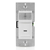 IPS06-1LW 1-Pole 3-Way Relay Occupancy Sensor, 120 VAC, PIR Sensor, 900 sq-ft Coverage, 180 deg Viewing