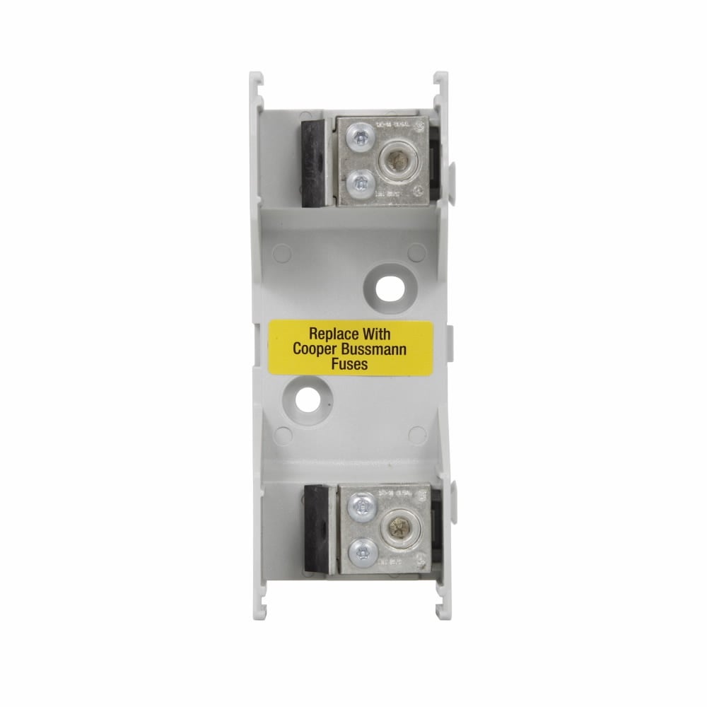 JM60100-1CR Modular Fuse Block, 600 V, 70 to 100 A, Class: J, 1/0 to 3 AWG, (2) 4 to 6 AWG copper, 4 to 6 AWG, (2) 8 AWG Cu, 8 AWG, (2) 10 to 14 AWG Cu, 10 to 14 AWG Cu, 10 to 12 AWG Al Solid/Stranded Wire, 1 Pole