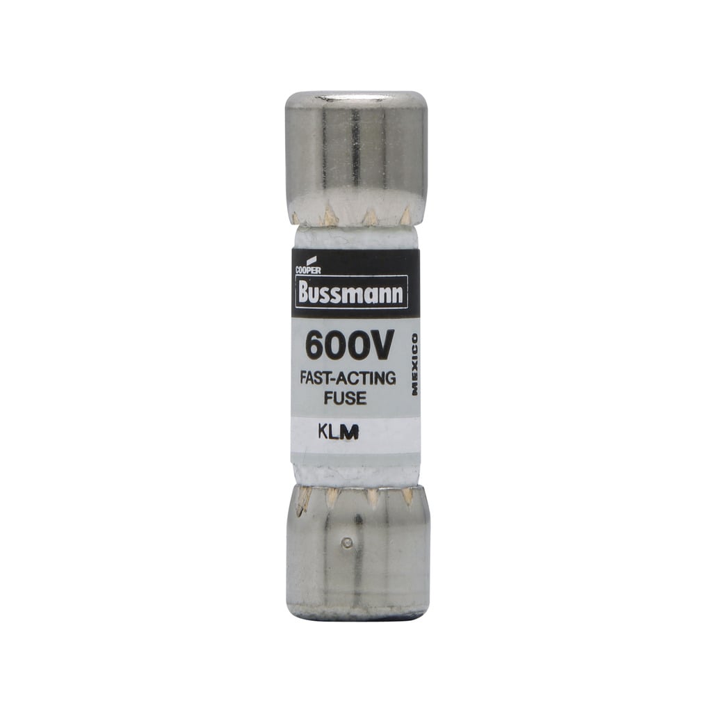 KLM-25 Fast Acting Fuse, 25 A, 600 V AC/DC, 100/50 kAIC Interrupt, Class: Supplemental, Cartridge Body