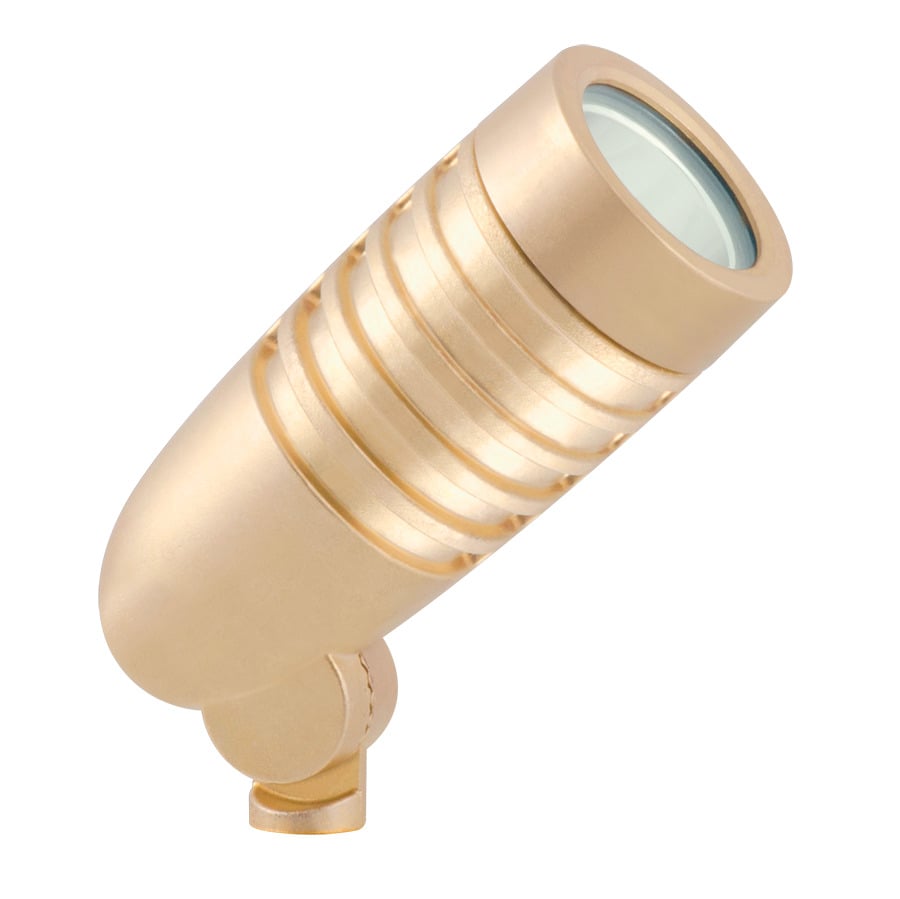 LFLED5YBR Landscape Floodlight,) LED Lamp, 5 W Fixture, 100 to 240 V AC, Brass Housing