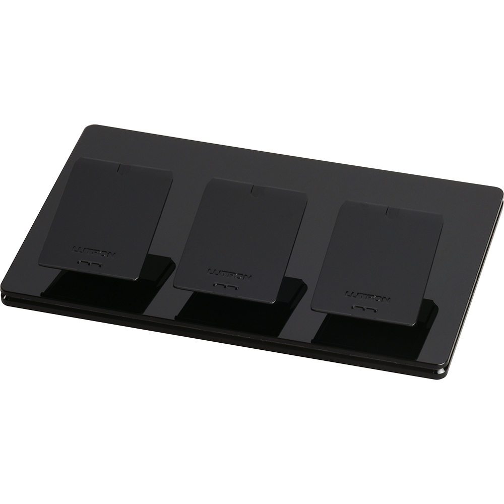 L-PED3-BL Pico Smart Remote Pedestal, Triple Mount, Black