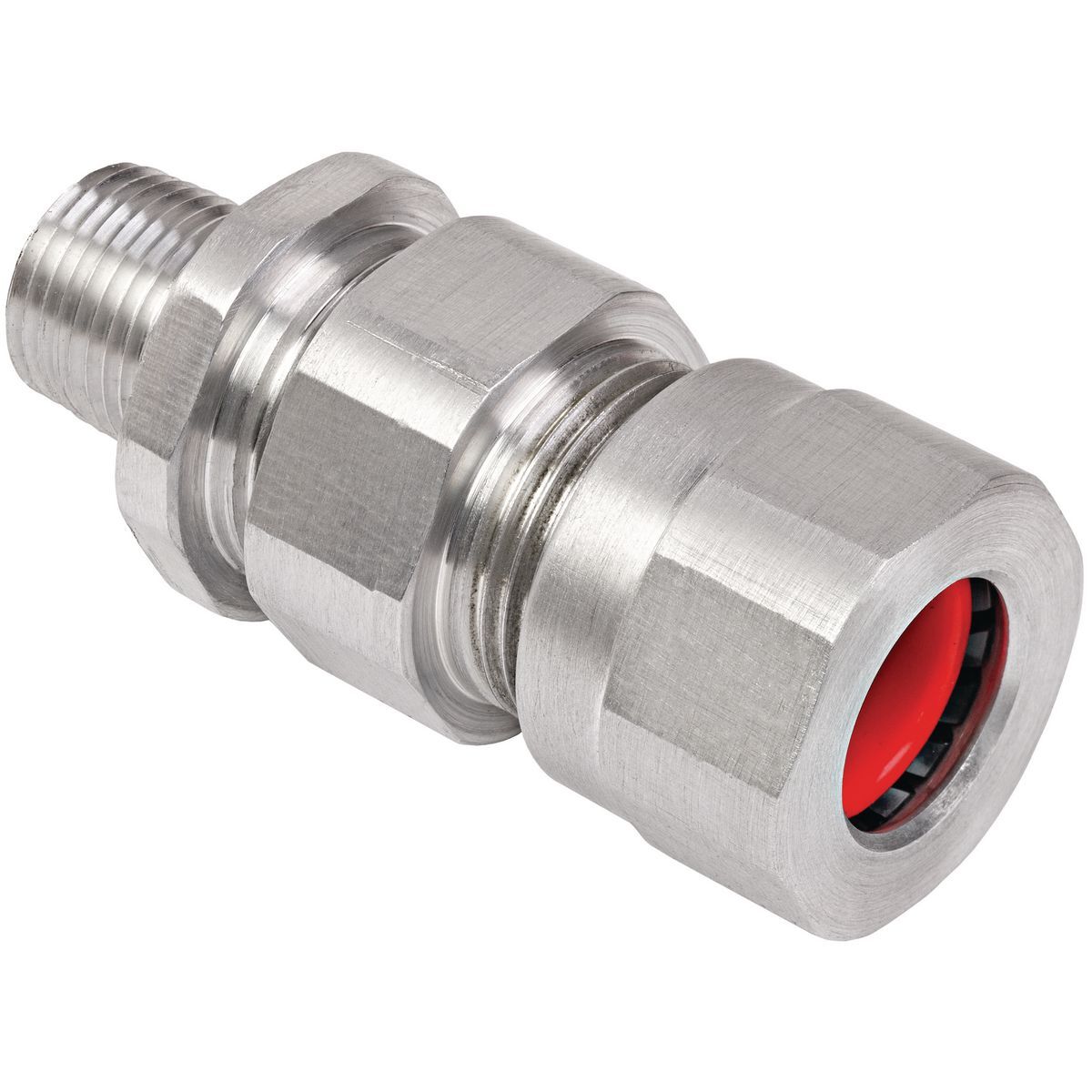MC1C Cable Connector, 1/2 in Trade, 0.6 to 0.82 in Cable Openings, Copper-Free Aluminum