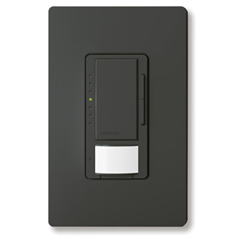 MSCL-OP153M-BL Maestro LED+ Motion Sensor Dimmer Switch, 150W LED, 120V, 1 Pole/Multi-Location, Black