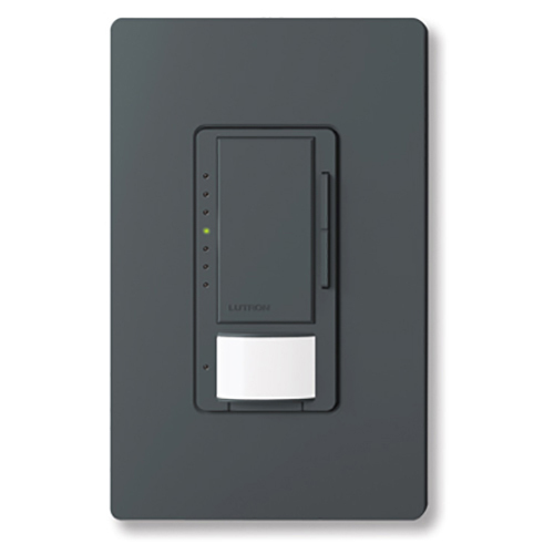 MSCL-OP153M-MN Maestro LED+ Motion Sensor Dimmer Switch, 150W LED, 120V, 1 Pole/Multi-Location, Midnight
