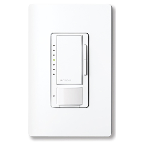 MSCL-OP153M-SW Maestro LED+ Motion Sensor Dimmer Switch, 150W LED, 120V, 1 Pole/Multi-Location, Snow