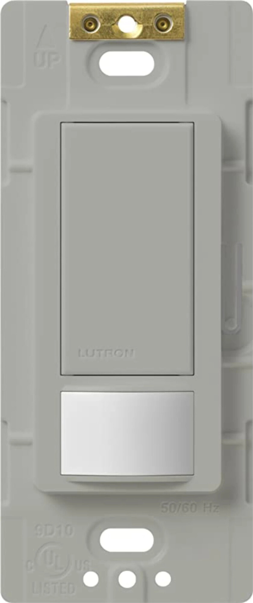 MS-VPS6M2-DV-GR Maestro Motion Sensor Switch, Vacancy, 6 Amp Light, 3 Amp Fan, 120-277V, 1 Pole/Multi-Location, Neutral Optional, Gray