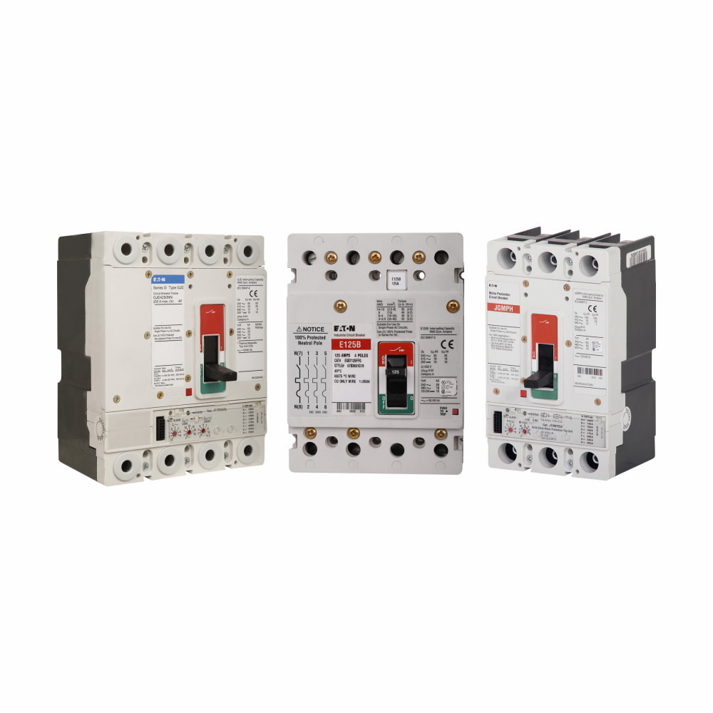 NGH212033EC G Series Molded Case Circuit Breaker, 480 V AC, 1200 A, 100 kA Interrupt, 2 Poles, Electronic Trip