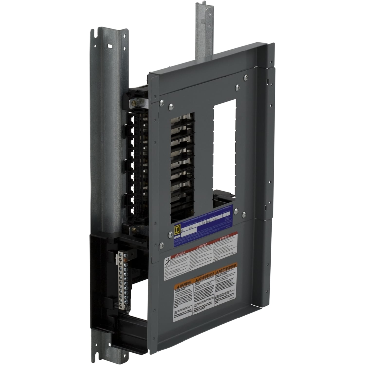 NQ18L1C14 NQ Series 1-Phase Panelboard Interior, 240 V AC/48 V DC, 100 A, 18 Spaces