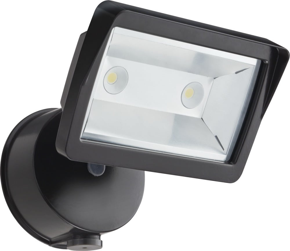 OLFL 14 PE BZ M4 OLFL Floodlight Fixture, LED Lamp, 120 VAC, Bronze Housing