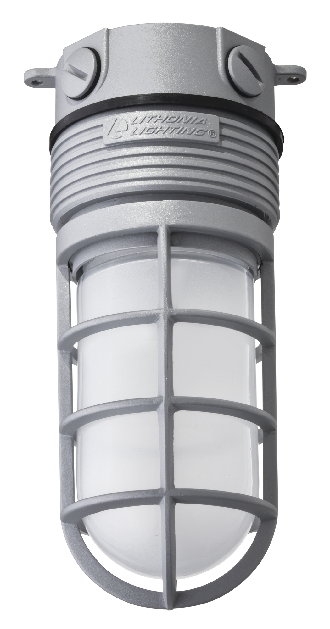 OLVTCM M6 OLVTCM Vaportight Surface Area Light, 120 to 277 V AC, Gray/Gloss Housing