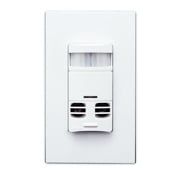 OSSMT-GQW 1-Pole Occupancy Sensor, 120/230/277 V AC, Multi-Technology/PIR/Ultrasonic Sensor, 2400 sq-ft Coverage, 180 deg Viewing