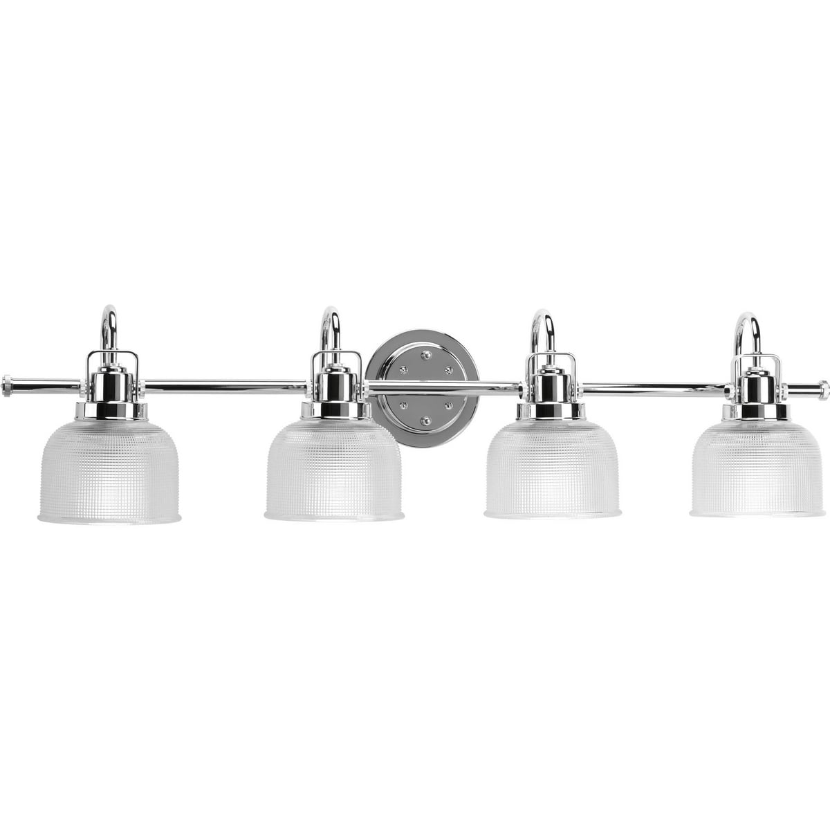 P2997-15 Archie Classic/Traditional Bath and Vanity Light, (4) A19 Lamp, 120 V AC, Polished Chrome Housing