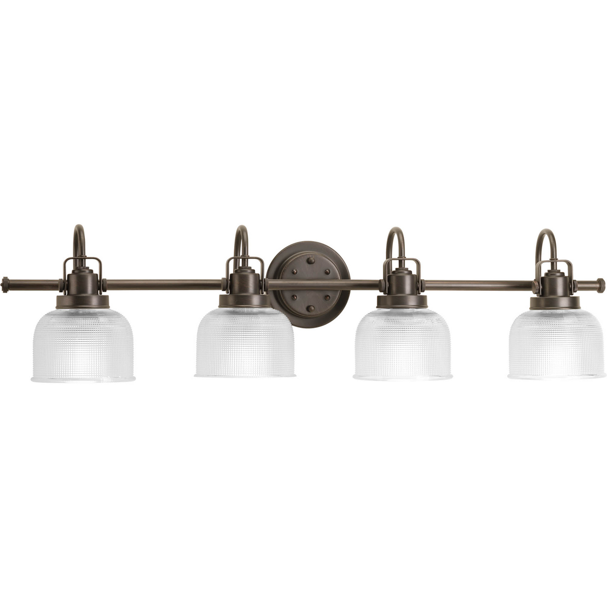 P2997-74 Archie Classic/Traditional Bath and Vanity Fixture, (4) A19 Lamp, 120 V AC, Venetian Bronze Plated Housing