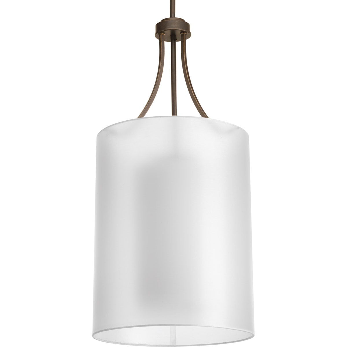 P5046-20 Invite Formal/Traditional Pendant Light, (2) Lamp, 120 VAC, Antique Bronze/Painted Housing