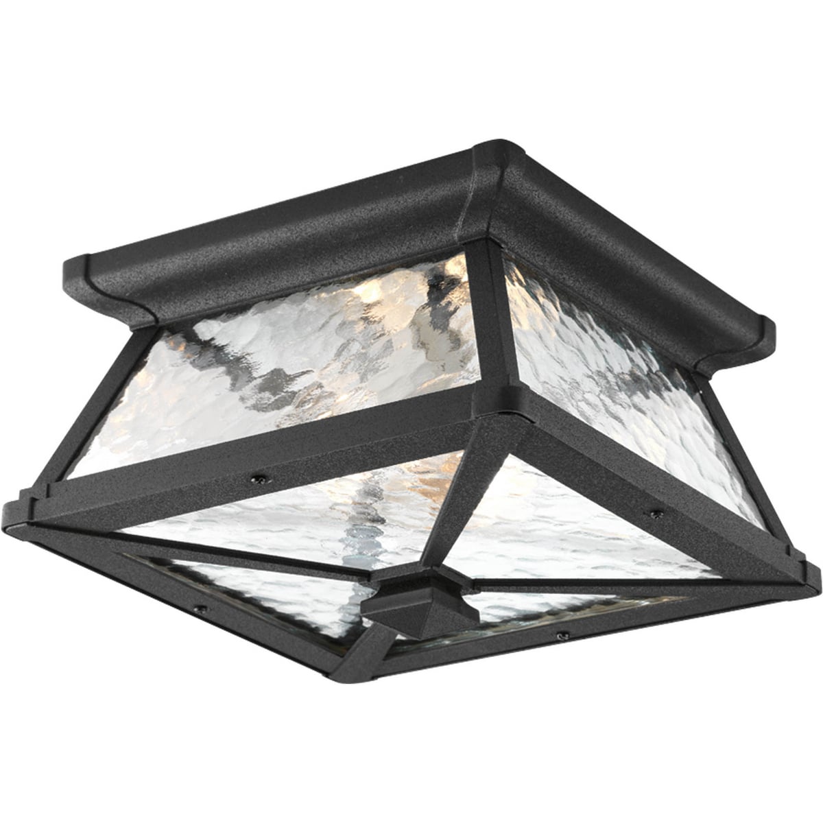 P6023-31 Mac Traditional/Casual/Transitional/Rustic Outdoor Fixture, (2) A19 Lamp, 120 V AC, Powder Coated/Painted Housing