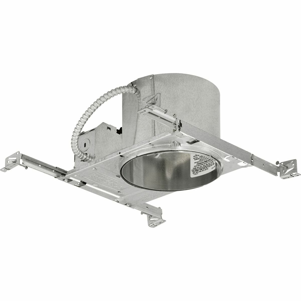 P86-TG Recessed Housing, Incandescent Lamp, IC/Non-IC Insulation, 120 V AC, 6-7/8 in Ceiling Opening, Galvanized Steel Housing