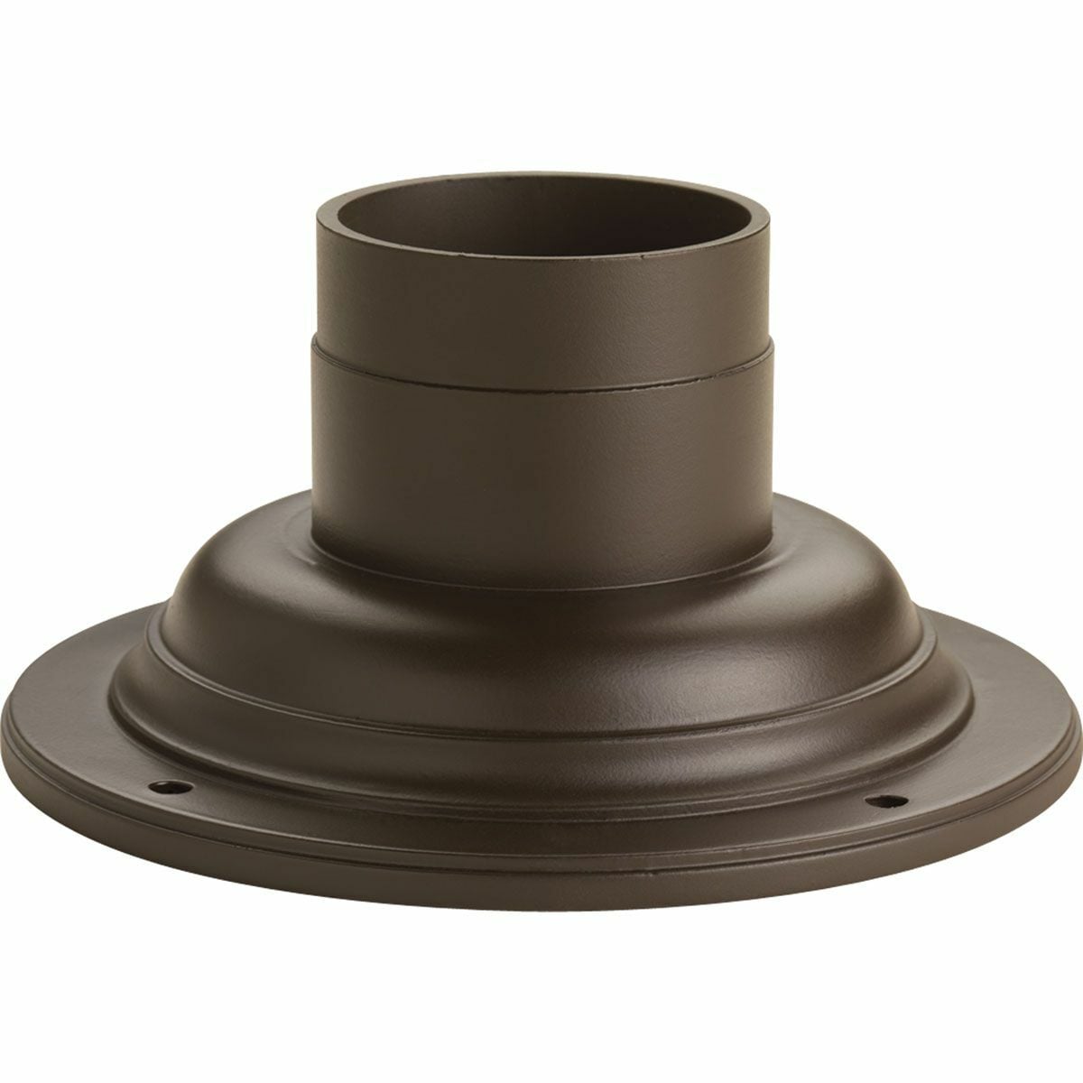 P8726-20 T96 Commodity/Utilitarian Pedestal Mounting Adapter, For Use With Trac-Master One/Two-Circuit System and Trac Tube System, Outdoor Fixture, 120 V AC, Cast Aluminum, Brown