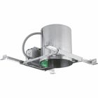 Unit can be installed in ceilings from 1/2 in to 1-1/2 in thick. Heavy duty mounting frame, full reflector design, UL & CUL listed for damp locations.