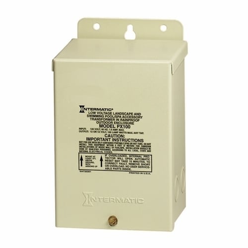PX50 Safety Transformer, 120 V AC Input, 12/13 VAC Output, 50 W, 6 A, NEMA 3R Enclosure