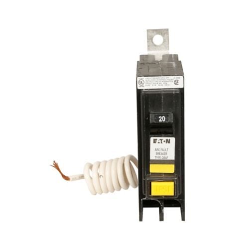 QBAF1020 Miniature Circuit Breaker, 20 Amp, 1 Pole, 120V