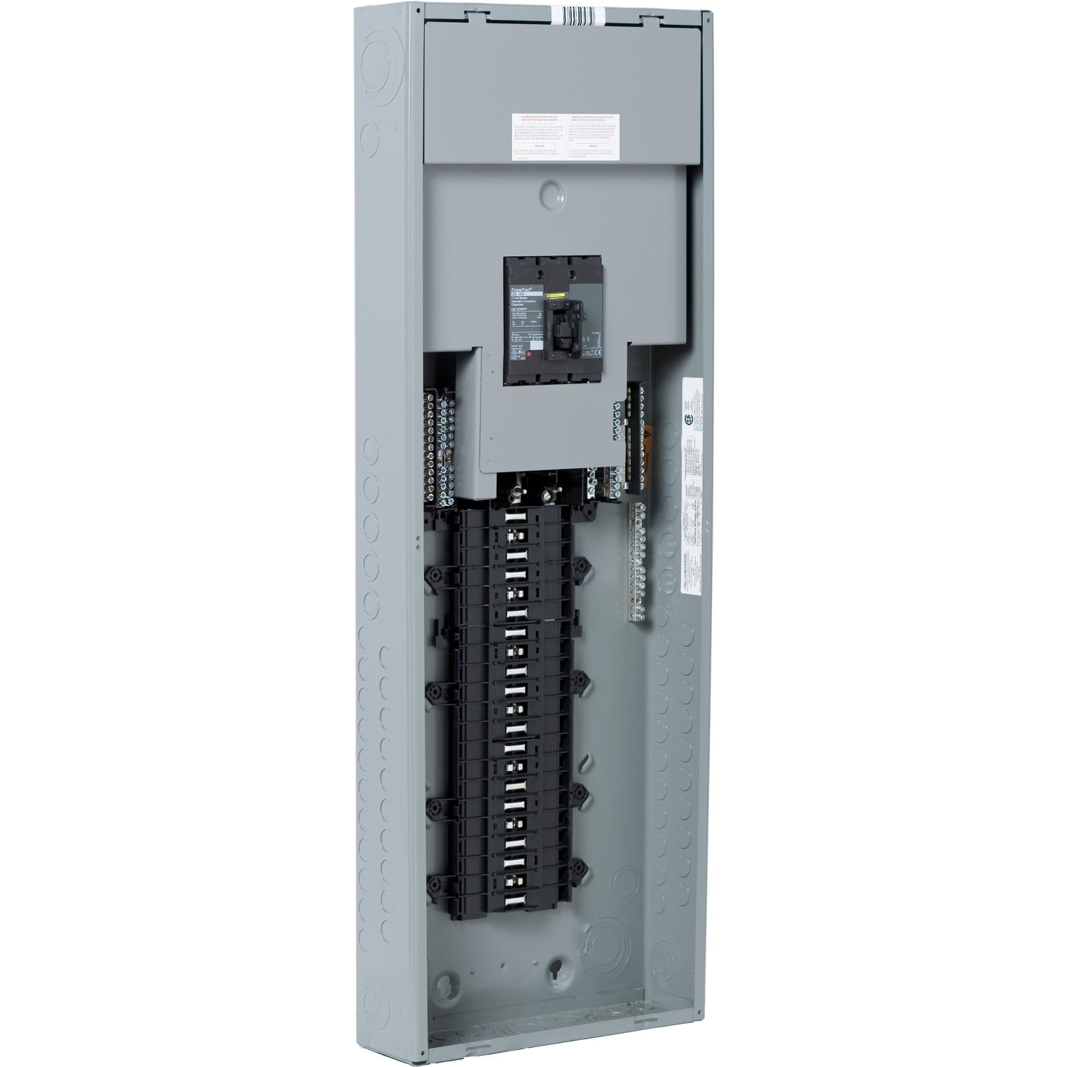QO342MQB100 3-Phase Main Breaker Load Center, 240 V AC, 100 A, 25 kA Interrupt