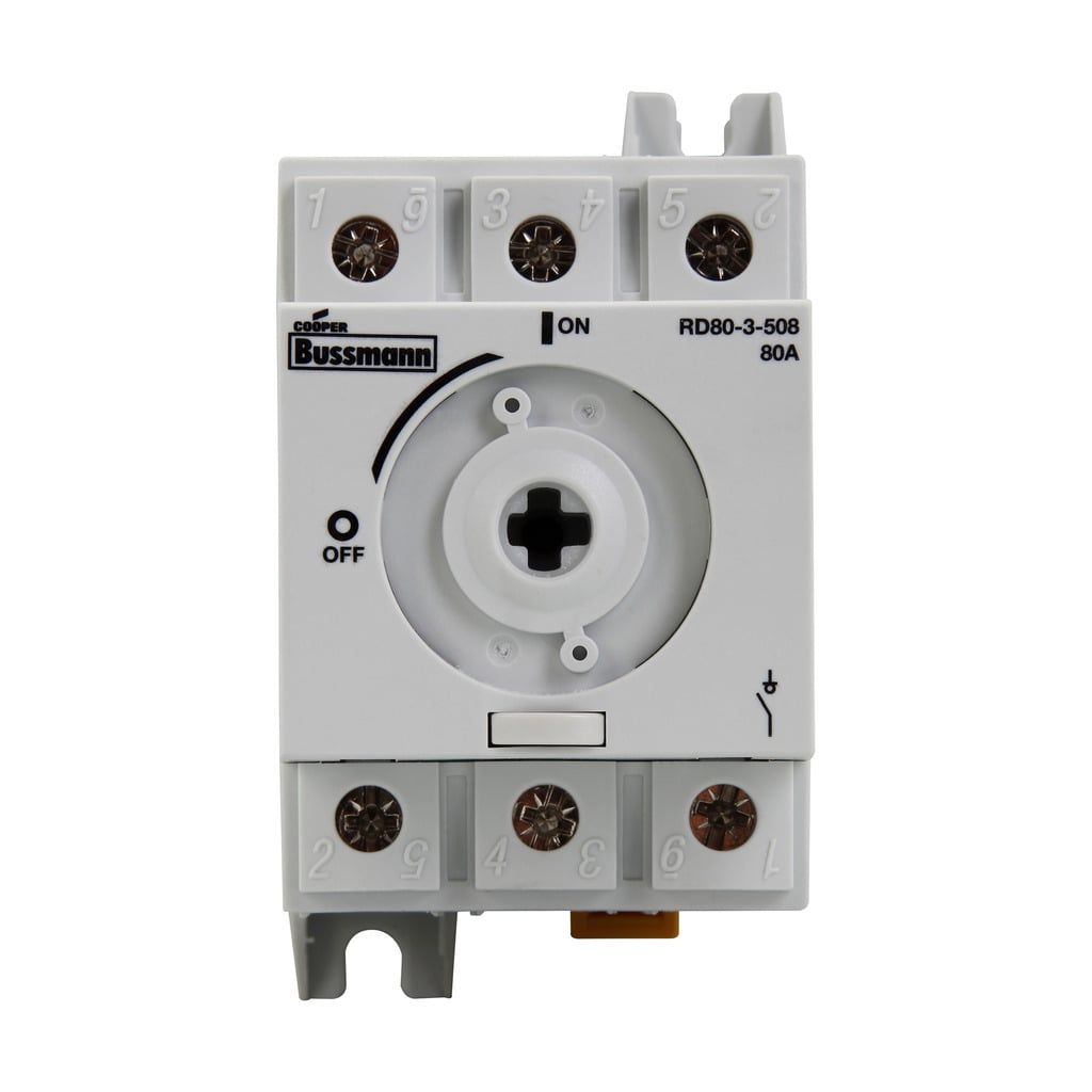 RD80-3-508 Non-Fused Rotary Disconnect Switch, 600 V AC, 80 A, 40 hp, 3 Poles