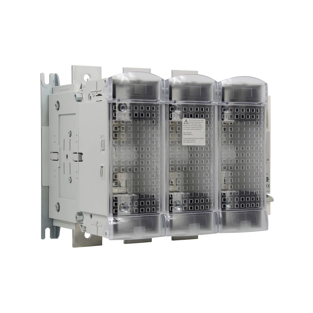 RDF800L-3 Class L Fused Standard Rotary Disconnect Switch, 600 V AC/DC, 800 A, 250 hp, 500 hp, 3 Poles