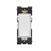 RE153-WW Renu 3-Way Dimmer Rocker Switch, 120/277 V AC, 15 A, On-Off Contact