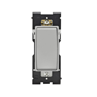 RE154-PG Renu 4-Way Dimmer Rocker Switch, 0.5 hp at 120 V AC, 2 hp at 240 to 277 V AC, 15 A at 120/277 VAC Contact, 1 Poles