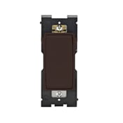 RE154-WB Renu 4-Way Dimmer Rocker Switch, 0.5 hp at 120 V AC, 2 hp at 240 to 277 V AC, 15 A at 120/277 VAC Contact, 1 Poles