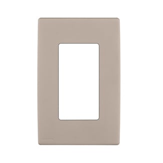 REWP1-CA Renu Screwless Wall Plate/Face Plate, 1 Gangs, 3 in W x 4-1/2 in H, Engineering Grade Polymer, Cafe Latte